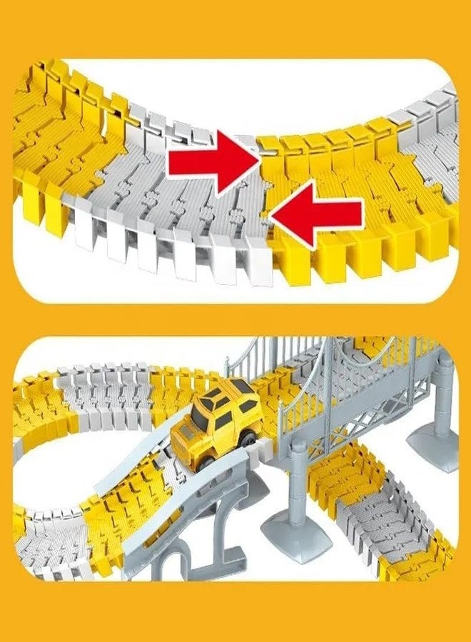 Amitasha Car Race Track Toy for Kids Flexible Adventure Ramp Tracks Playset Birthday Gift for 3 4 5 6 Year Old Boys Girls - Image 4